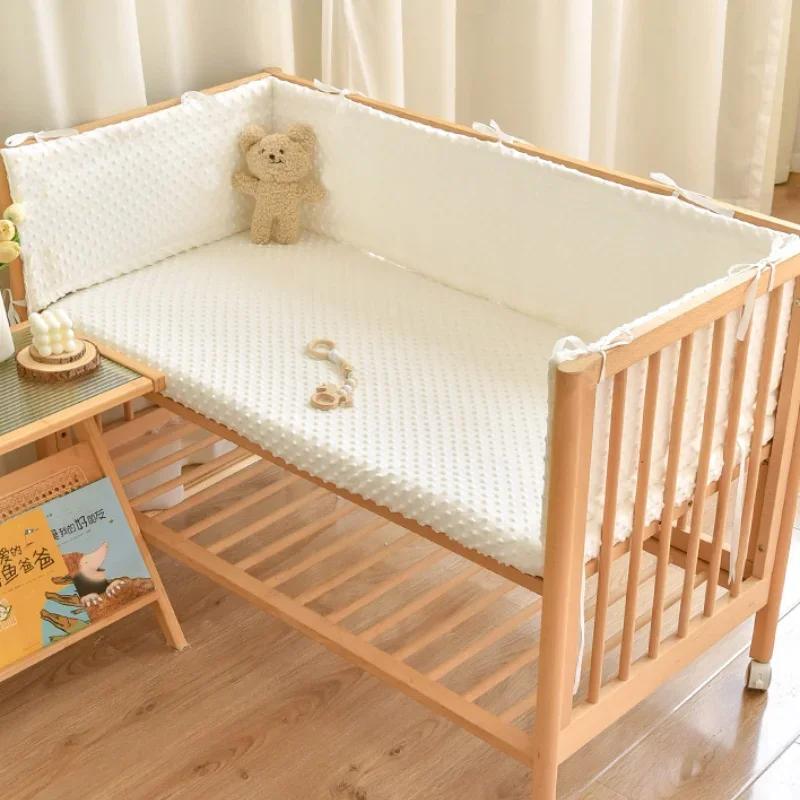 Garde-corps épais pour berceau, Protection pour chambre de bébé, couleur unie, clôture de berceau, P