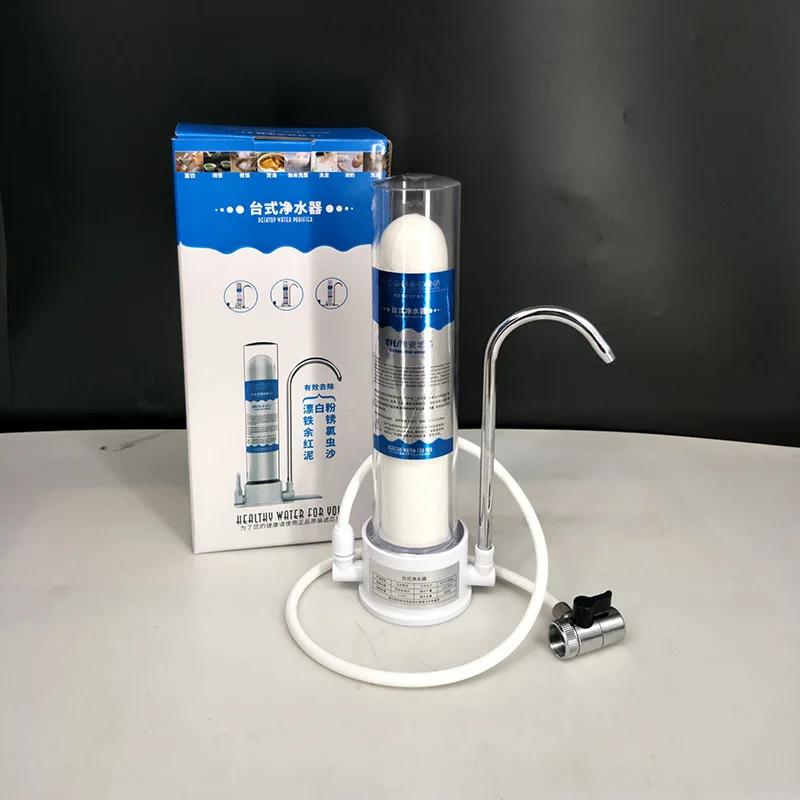 Purificateur d'eau domestique, filtre à eau du robinet direct, cartouche en céramique transparente