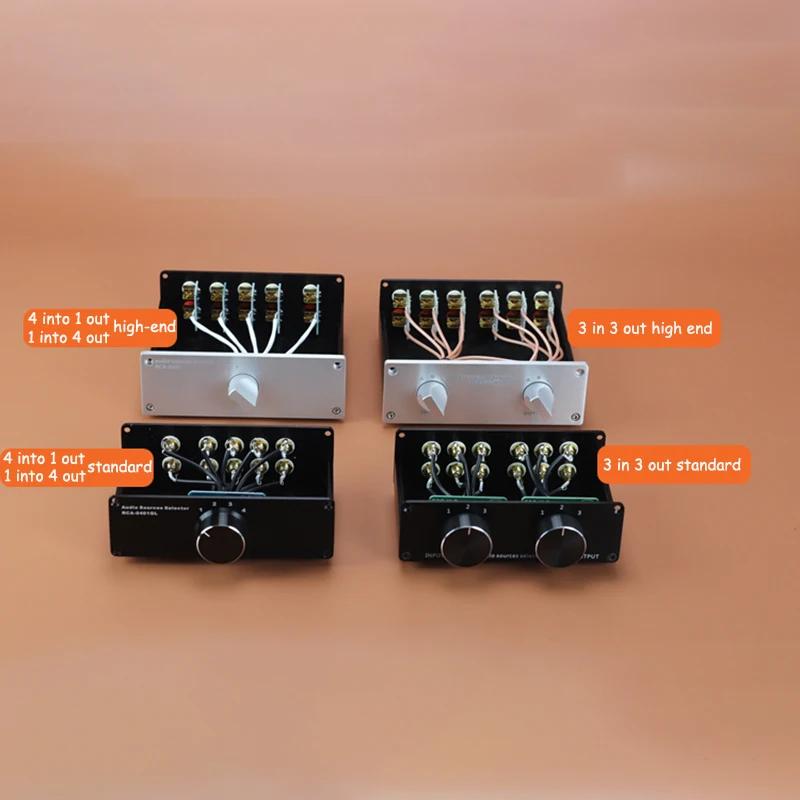 Sélecteur de Signal Audio stéréo double canal, commutateur RCA, amplificateur de Source, changeur de