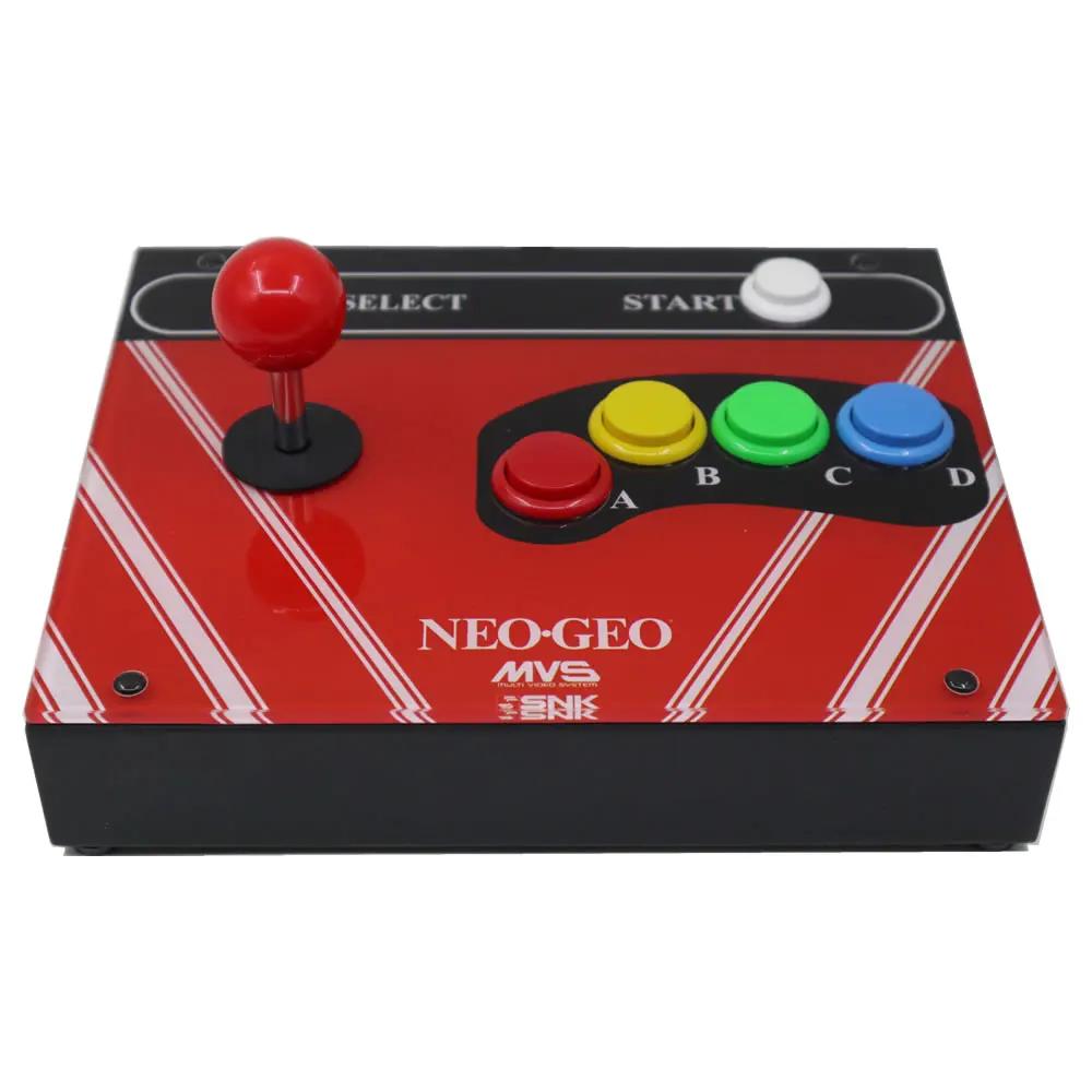 Contrôleur de Joystick d'arcade à 6 boutons, 15 broches, panneau d'art pour SNK Neo Geo AES MVS CD,