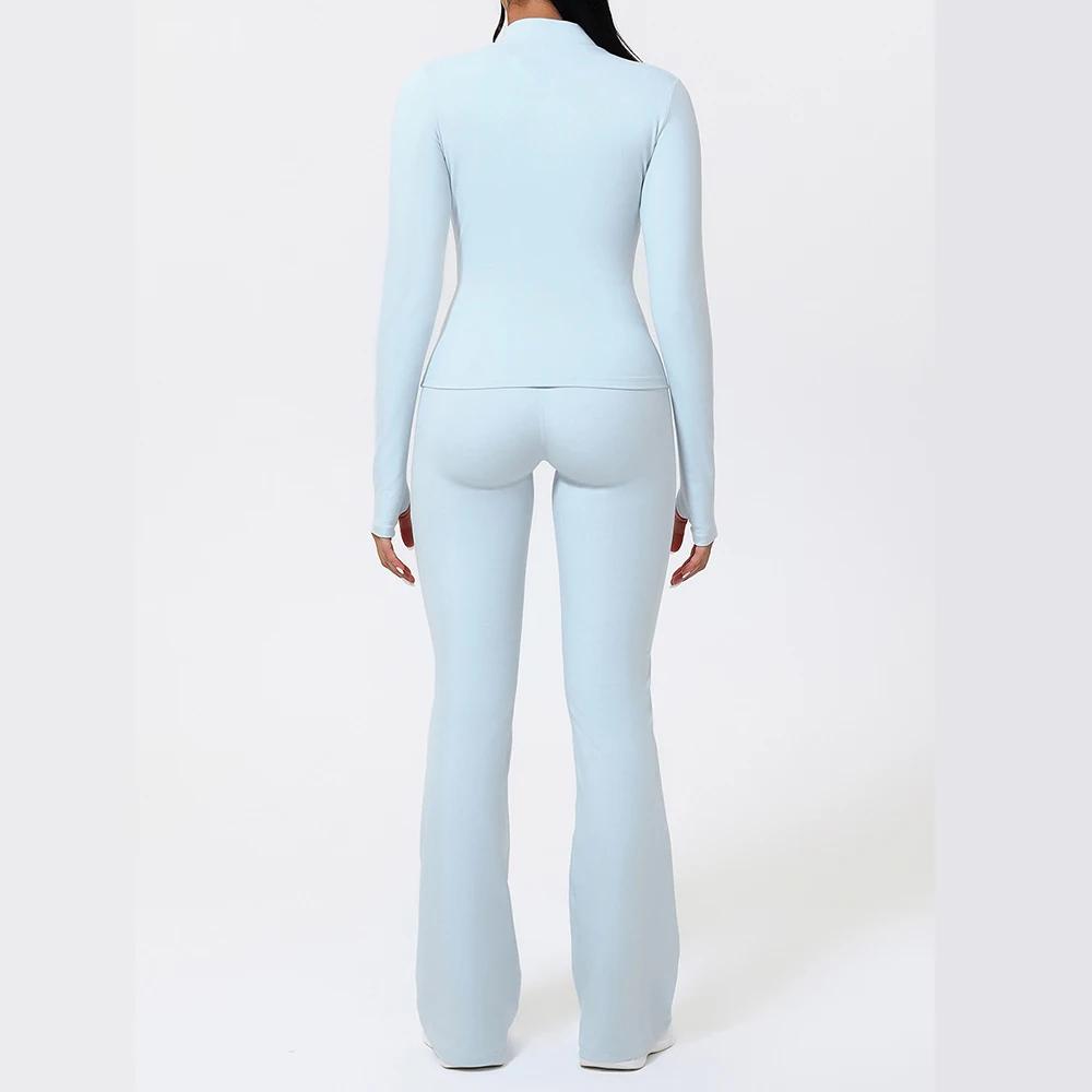 2 pièces costume de Yoga ensemble de sport vêtements de Yoga ensemble de gymnastique femmes survêtem