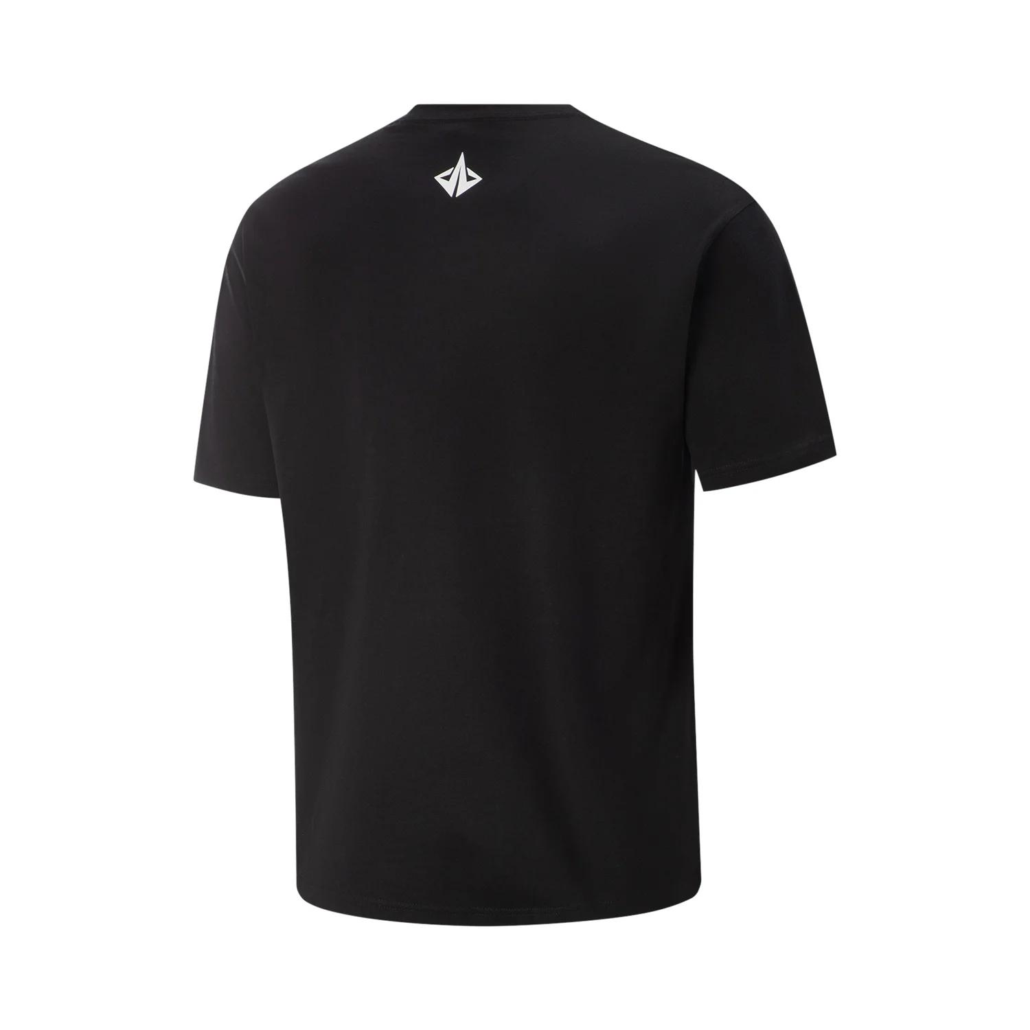 T-shirt Li-Ning Jimmy Butler basket-ball homme 100% coton coupe ample mode loisirs AHSV409