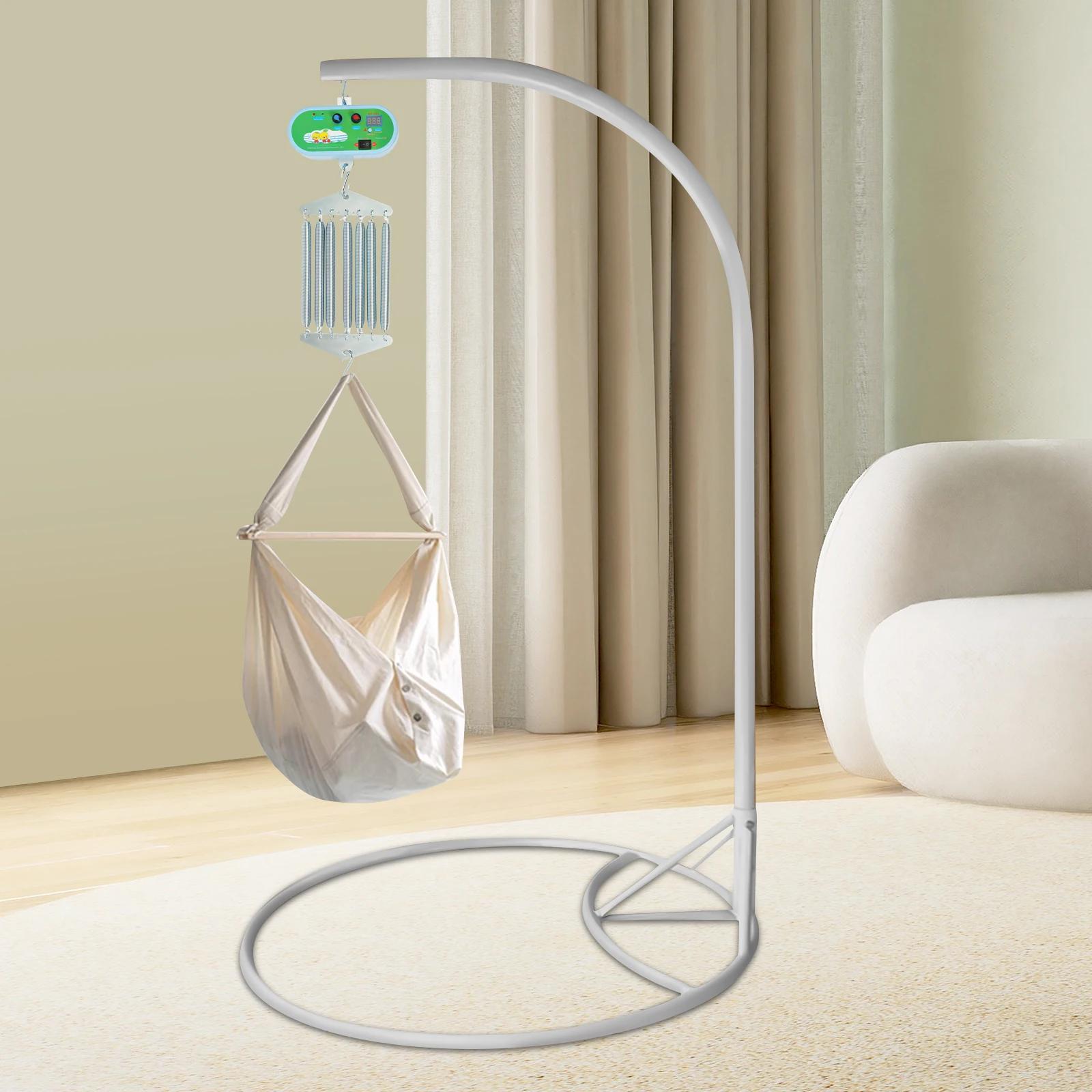 Berceau électrique suspendu à 7 ressorts pour bébé, contrôleur de balançoire pour bébé, berceau à re