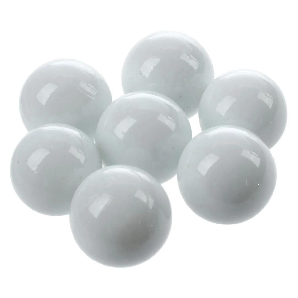 BAAU 100 pièces billes 16mm billes de verre culotte boules de verre décoration couleur pépites jouet