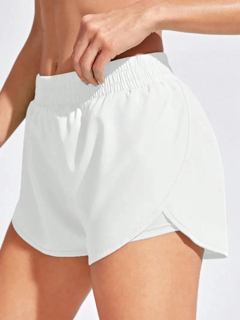 Shorts de Yoga élastiques pour femmes, Leggings courts d'entraînement, de Fitness, de course, de Spo