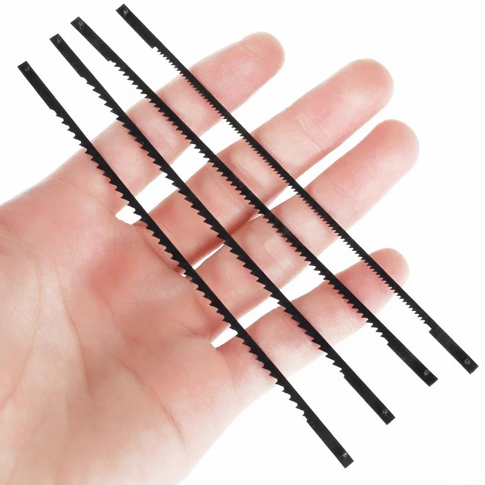 Jeu de lames de scie à chantourner en acier au carbone, extrémité de broche, lame de scie à chantour
