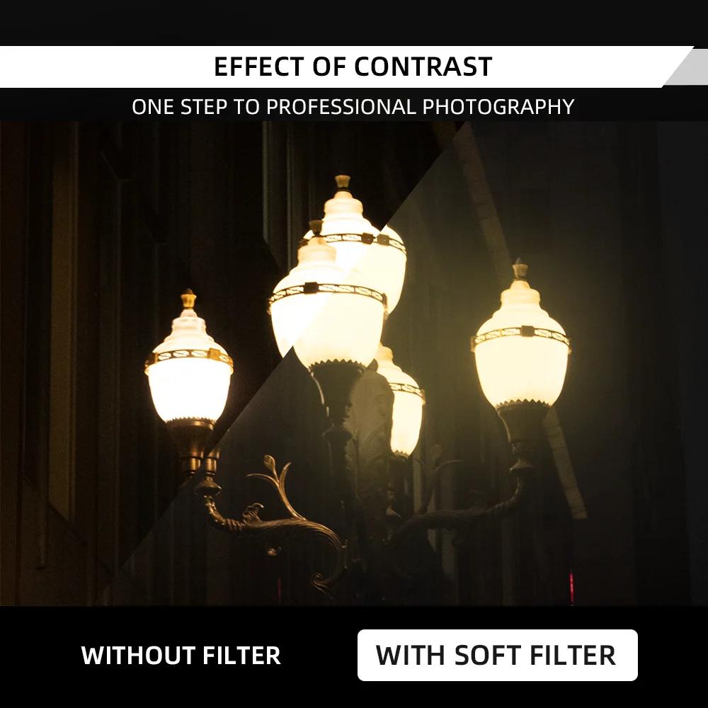 7artisans-Objectif de caméra avec filtre souple 1/4, cadre ultra fin, verre optique AGC étanche, 46m