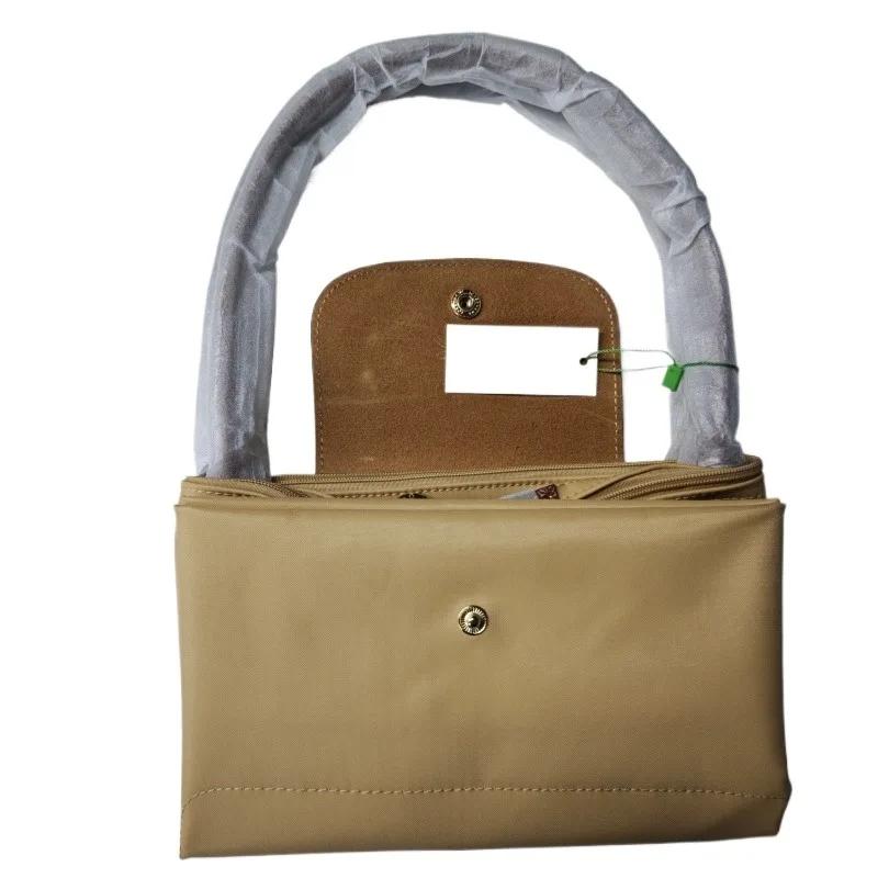 Sacs à main pliables en nylon Hobo classiques pour femme, sacs fourre-tout brodés, sacs à bandoulièr