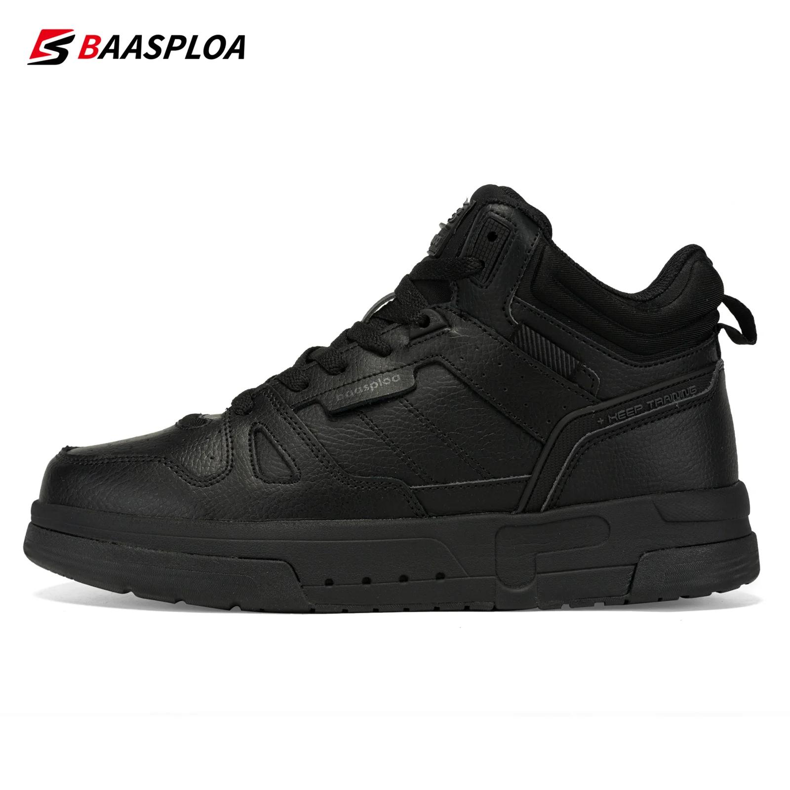 Nouveau Baasploa hommes hiver coton chaussures épaissi chaussures pour hommes en plein air antidérap