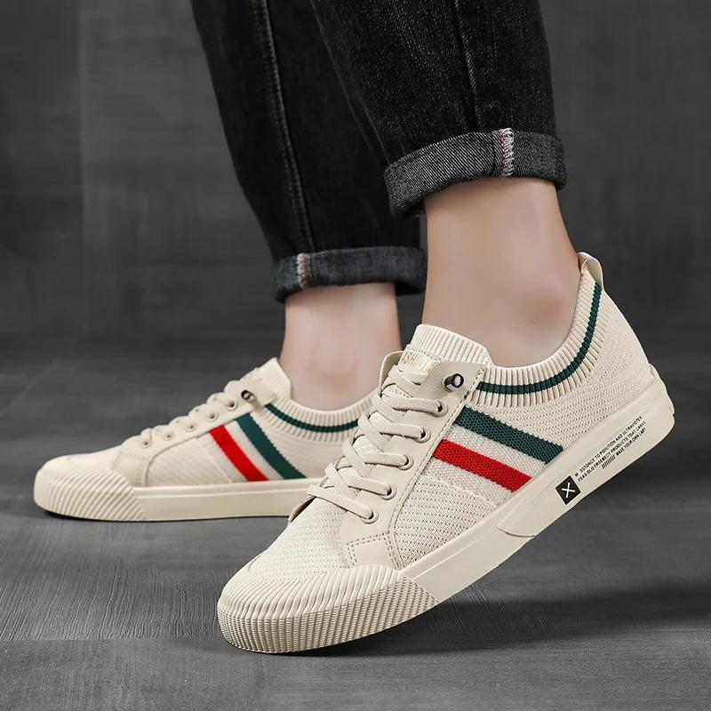 Chaussures d'entraînement d'intérieur confortables et respirantes pour hommes, baskets souples et lé