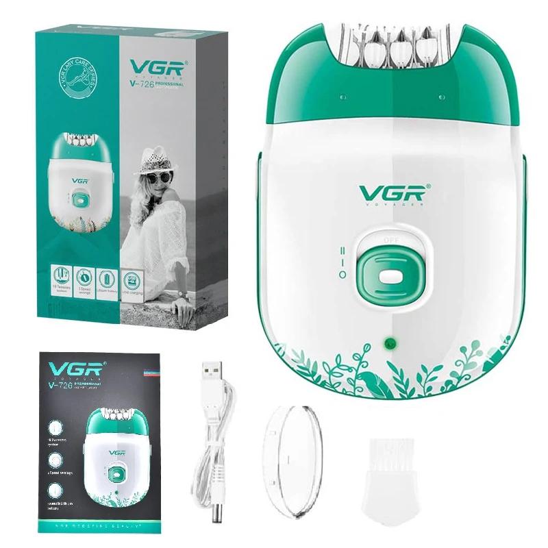 Original VGR Rechargeable femmes épilateur électrique femme épilateur pour visage Machine d'épilatio