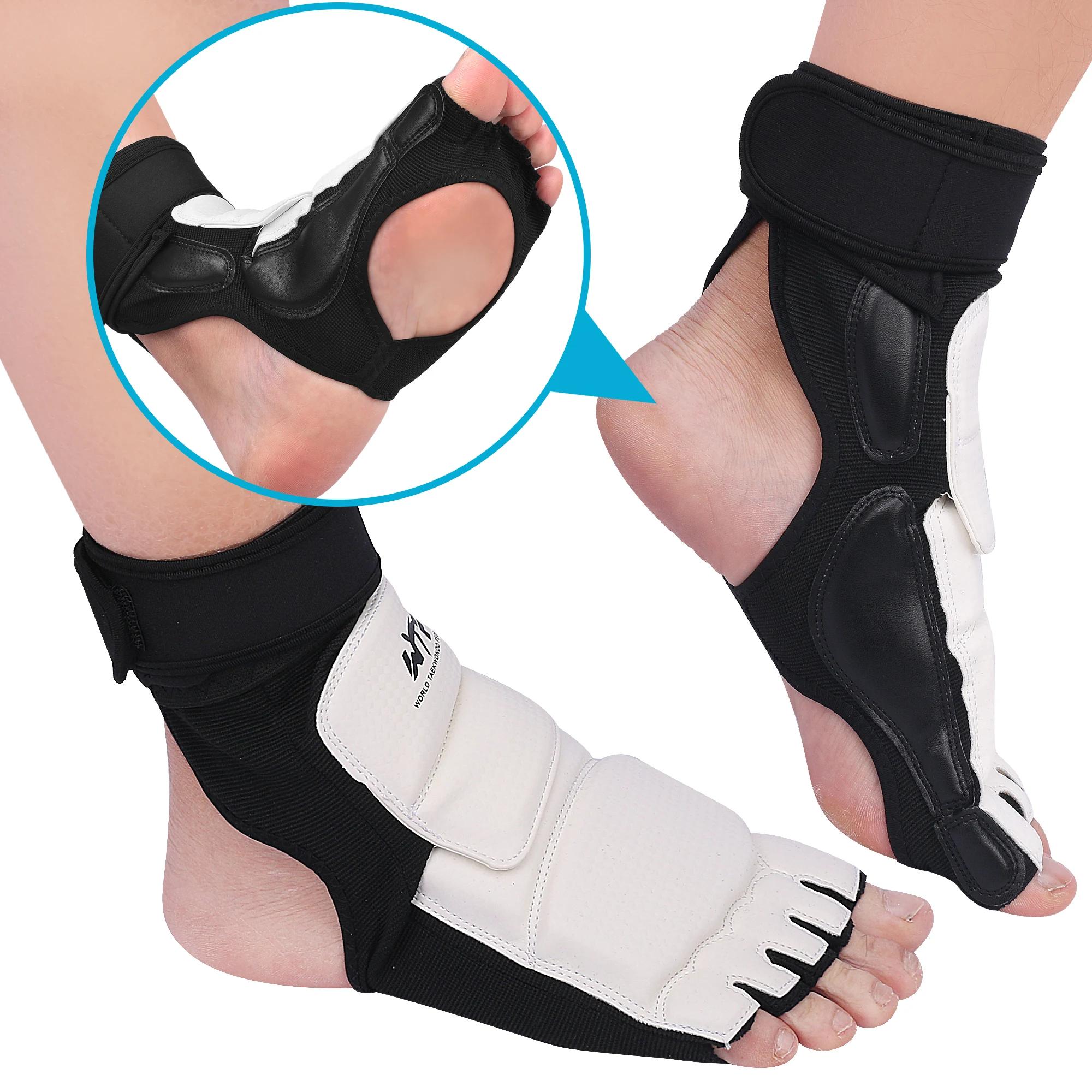 Protecteur pied taekwondo haute qualité KTA compétition officielle combat coups de pied