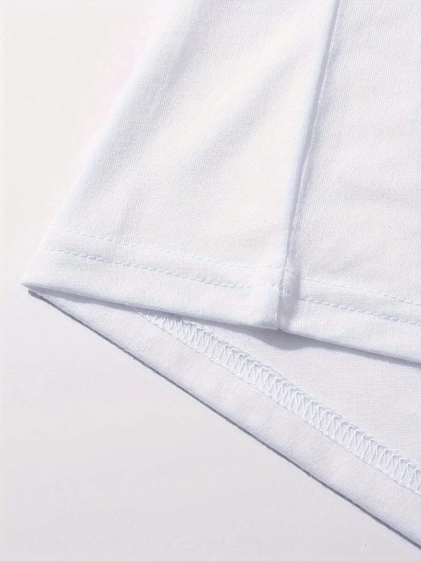 Années 90 T-shirt Paris Femmes Imprimé T-shirt Fille Manches Courtes Col rond Haut Décontracté pour