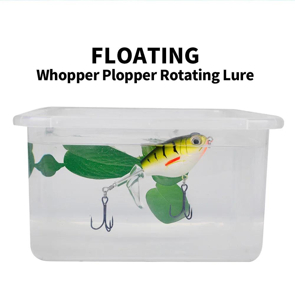 1 pièces 11.5g/ 16g Topwater Popper leurre de pêche Whopper Plopper appât dur en plastique Swimbait
