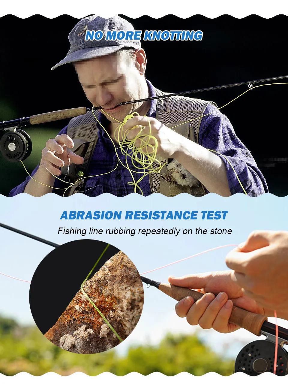 Warknife-Ligne de pêche tressée en PE pour eau salée, lisse, super durable, multi-messieurs, 8 fils,