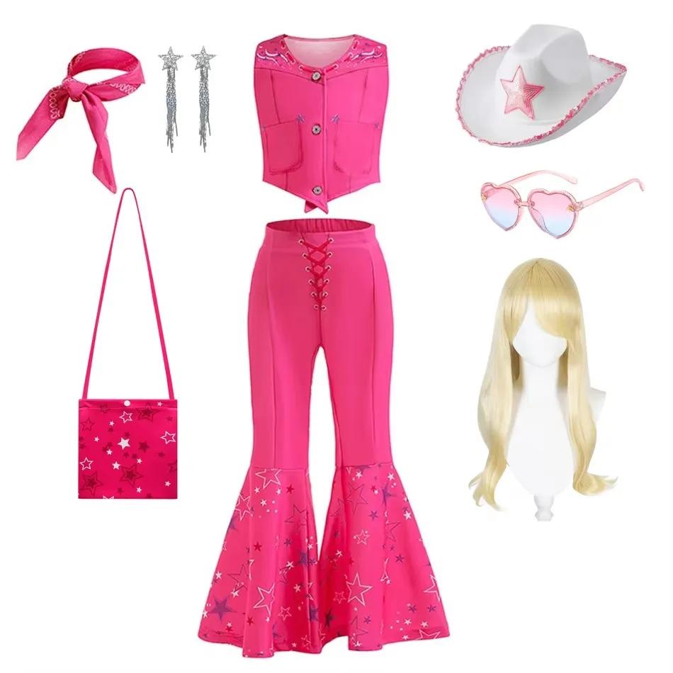 Robe de Cowgirl pour filles de 2 à 12 ans, Costume de Cosplay, vêtements d'halloween