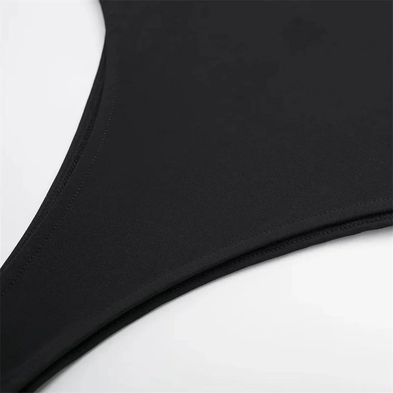 MUJER 2025 body moulant Sexy pour femmes blanc noir dos nu body femmes une pièce combinaisons pour f
