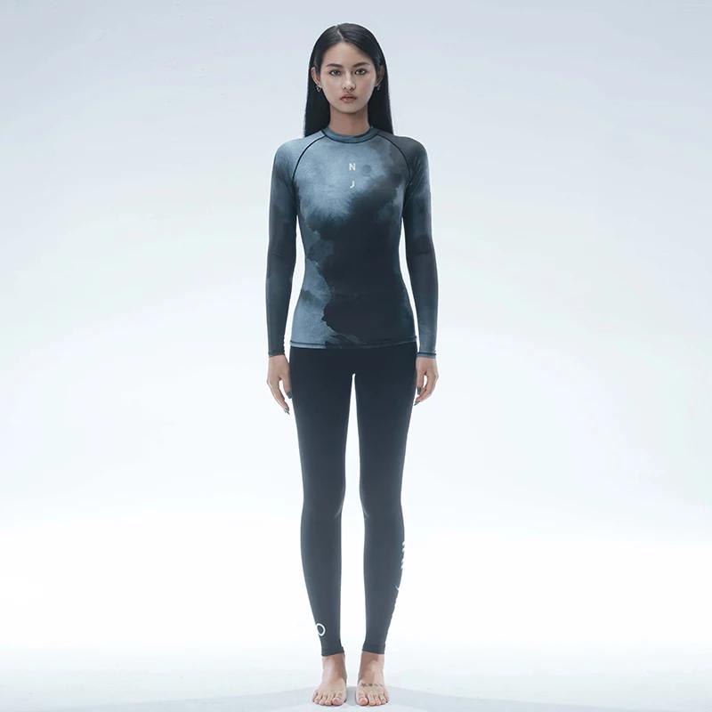 Nu-juin – maillot de bain UPF à manches longues pour femmes, Protection contre les éruptions cutanée