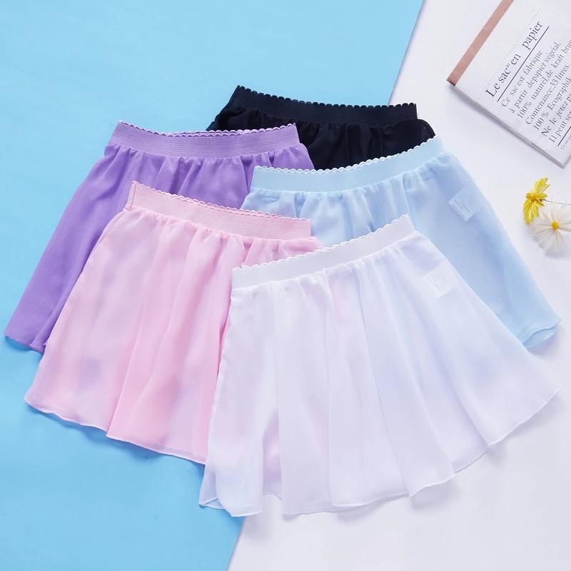 Adulte mousseline de soie Ballet danse Tutu jupe femmes filles gymnastique jupe portefeuille formati