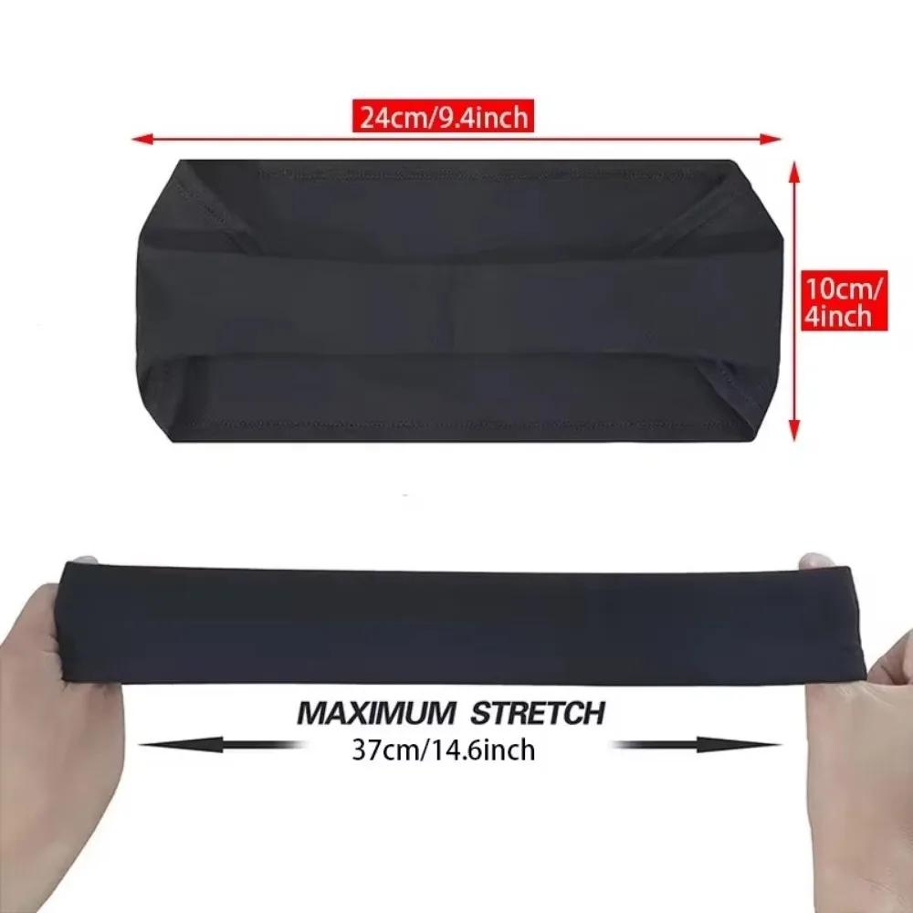 Bandeaux de sport couleur unie élastique antidérapant séchage rapide entraînement Fitness Yoga unise