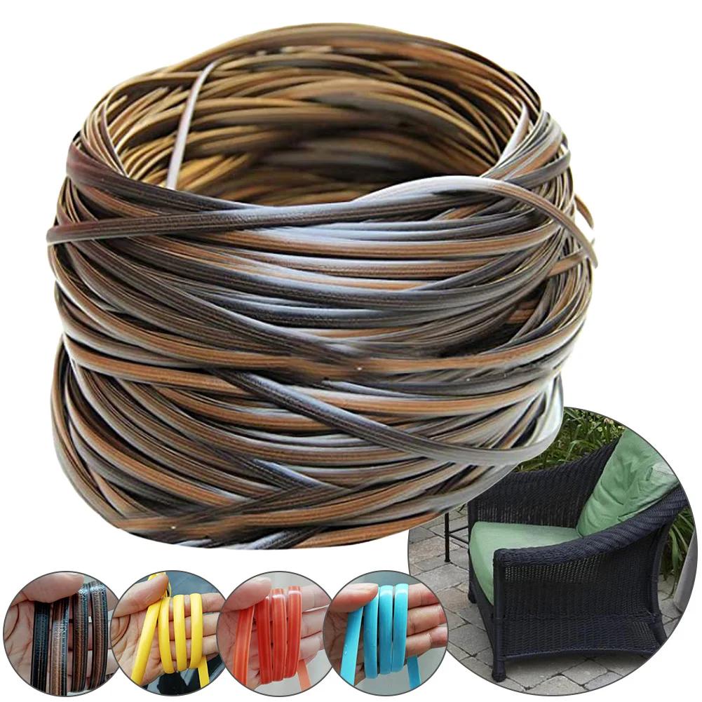 Rotin synthétique en plastique de 32M, 250g PE, tissage de rotin synthétique, matériel tricoté pour