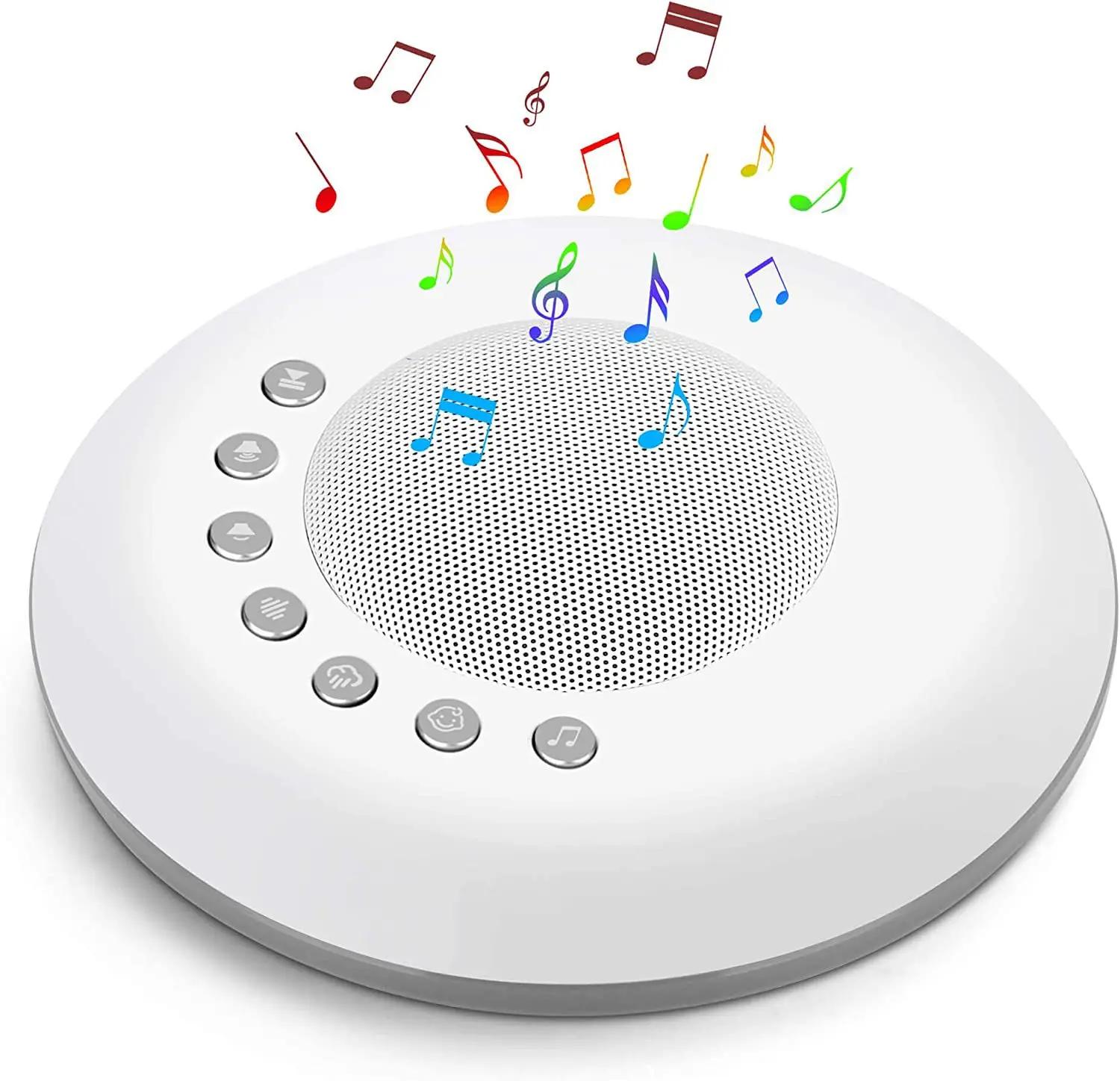 Machine sonore à bruit blanc pour bébé, 28 sons apaisants intégrés, 4 fonctions de minuterie et de m