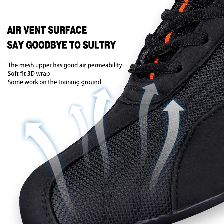 Chaussures de boxe Wagg homme femme - Chaussures entraînement force sanda adultes enfants