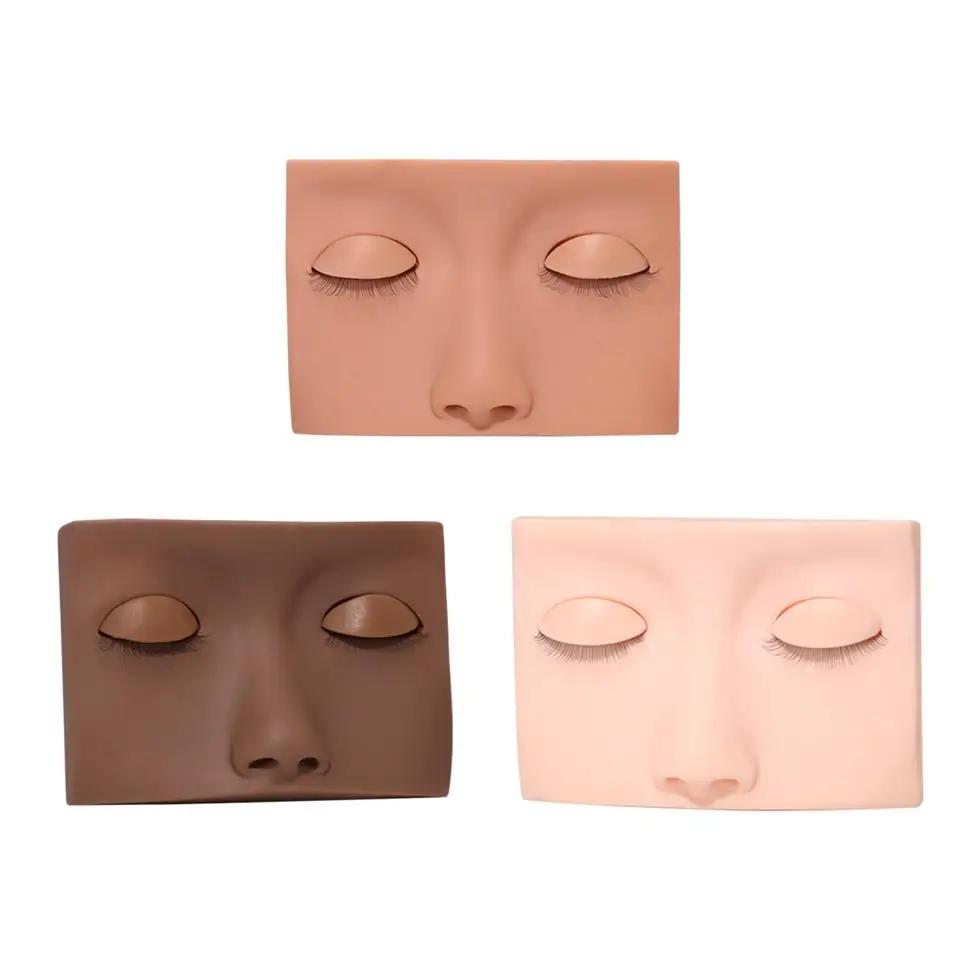Tête de Mannequin pour cils, prix de gros, ensemble de formation pour débutants, cosmétiques, fourni