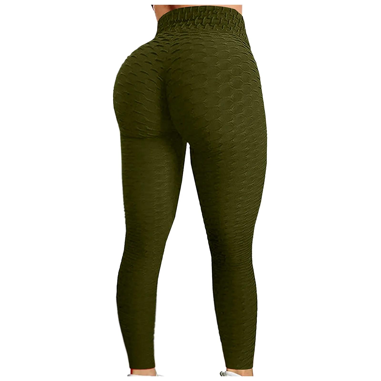 Leggings de Yoga femmes taille haute Push Up - Fitness, course, gym et séchage rapide