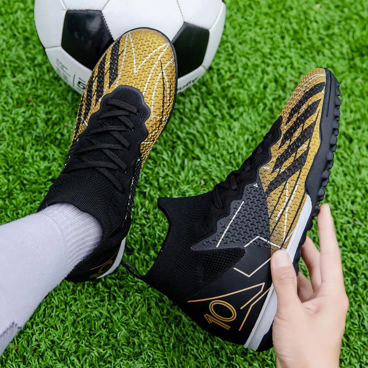 Crampons à pointes courtes, nouvelles chaussures de football de niveau de compétition pour hommes et