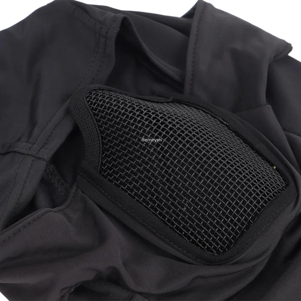 Cagoule tactique en maille, masque Airsoft Paintball, Protection complète du visage, capuche de Styl