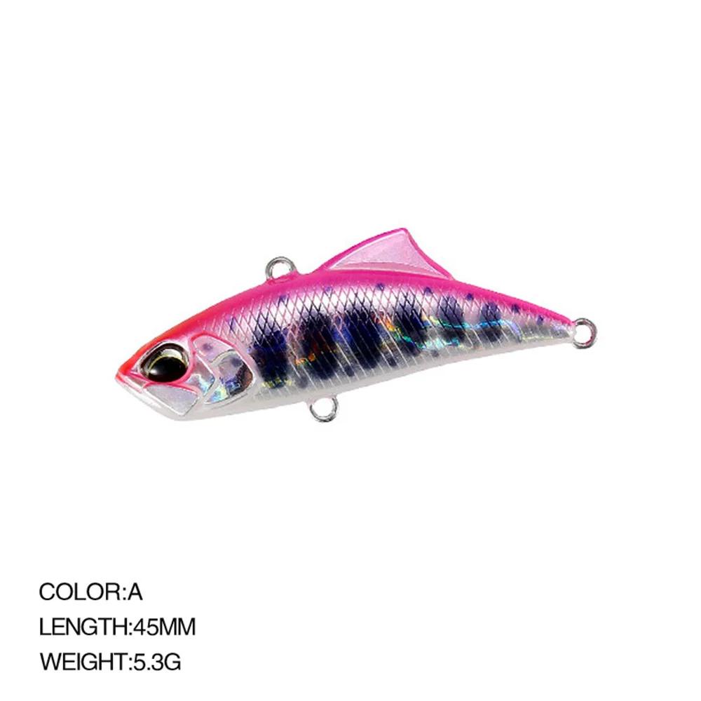 Leurre rigide vibrant vibrant avec triple hameçon, appât Élidéal pour la pêche hivernale sur glace,