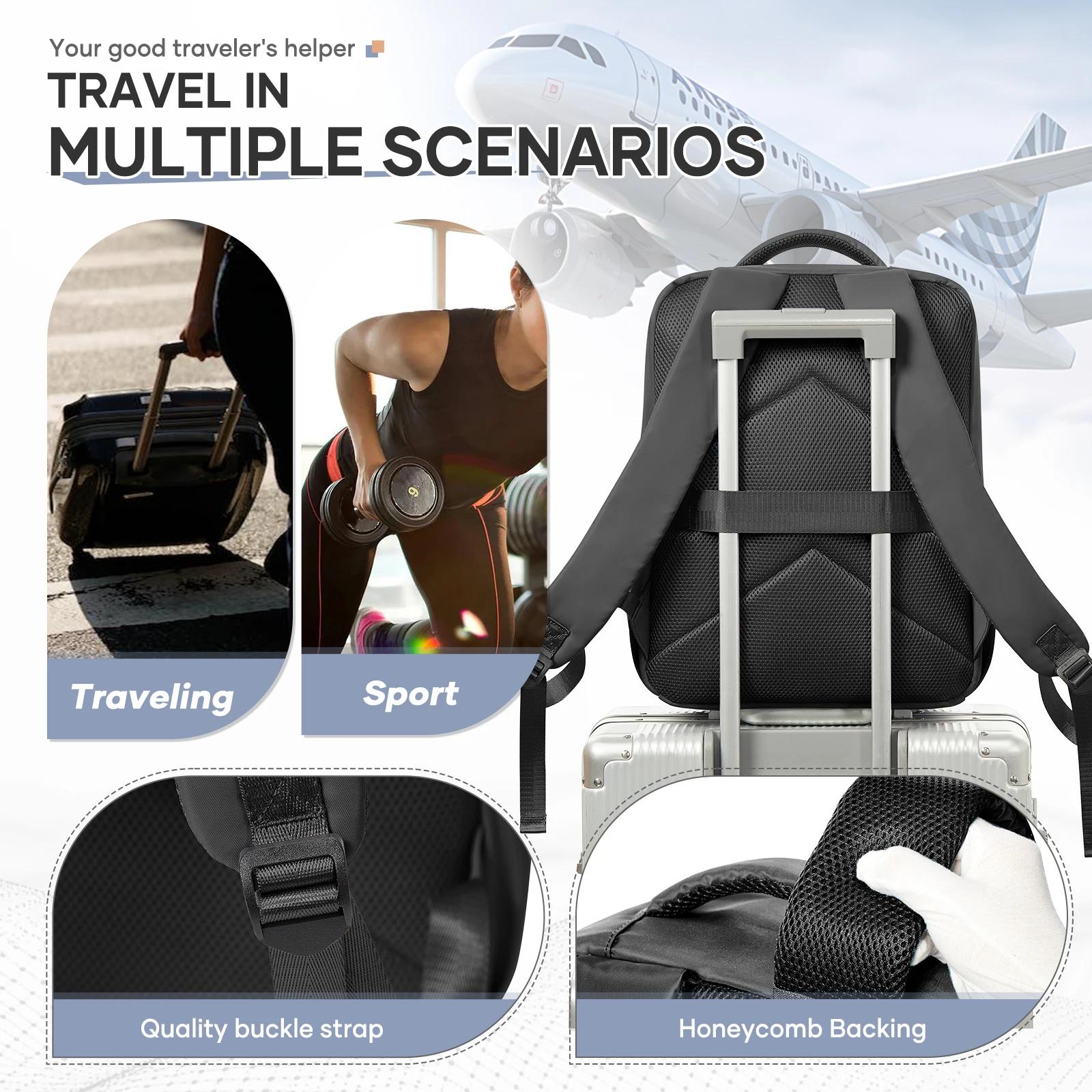 Compression sous vide pour sac à dos avec pompe manuelle, sac à dos de voyage approuvé Ryanair 40x30