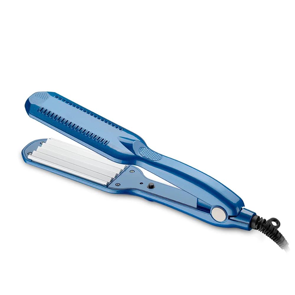 Fer à friser professionnel en céramique, fer à friser à usage sec et humide, fer à friser en céramiq