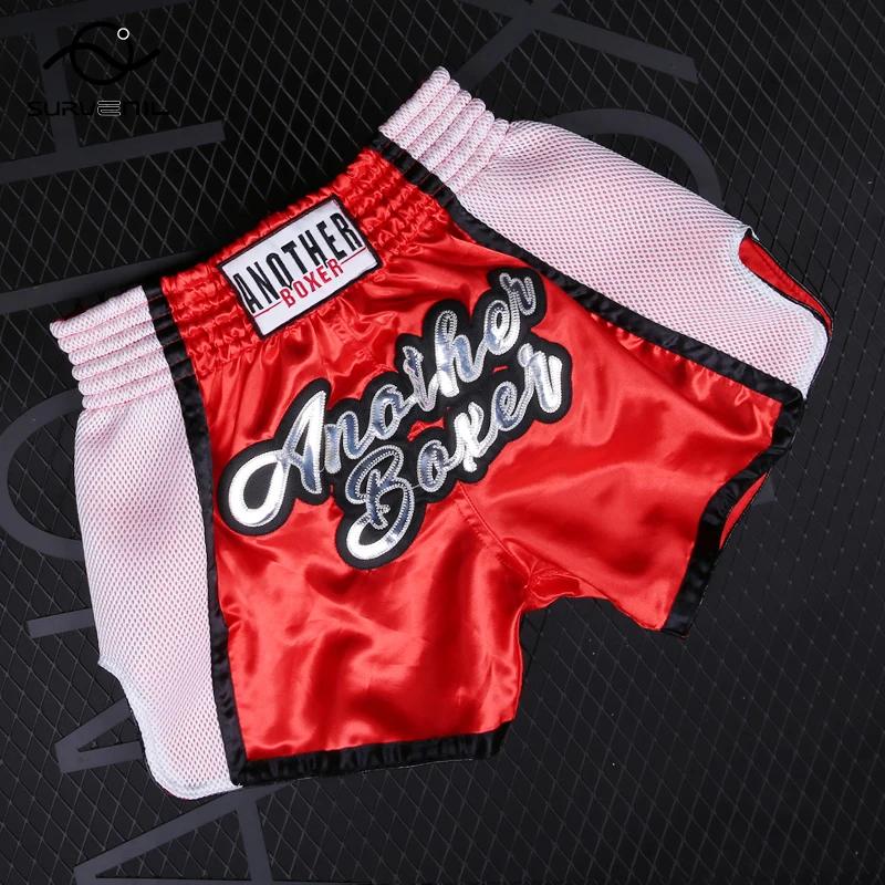 Short de boxe Muay Thai pour hommes et femmes, enfants, rose, entraînement, déclinaison, pantalon de