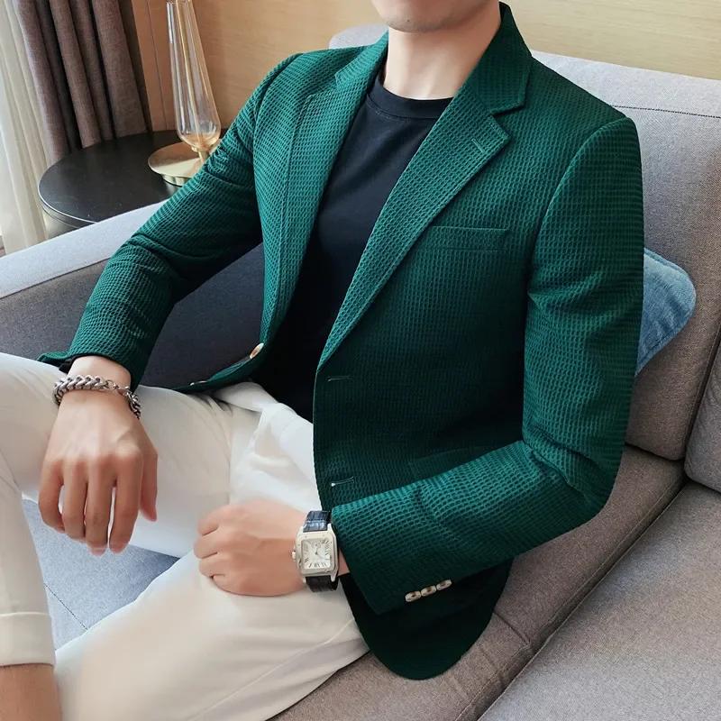 Veste à Deux lèvent pour Homme, Coupe Cintrée, Style Business Décontracté, Zone Me, Smoking de Bal F
