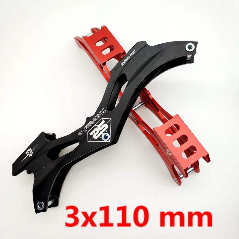 Cadre de patin de vitesse avec essieux, livraison gratuite, 3x110mm
