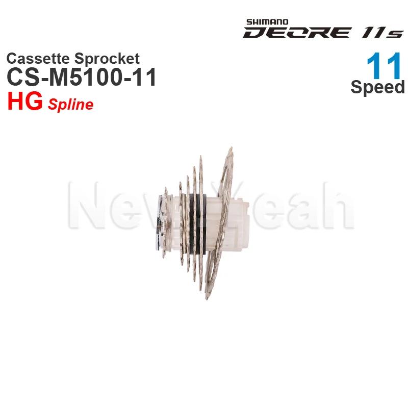 WinterMANO DEORE CS-M5100 11v Cassette Pignon-11 Vitesses-HYPERGLIDE pour VTT Vélo Pièces D'origine