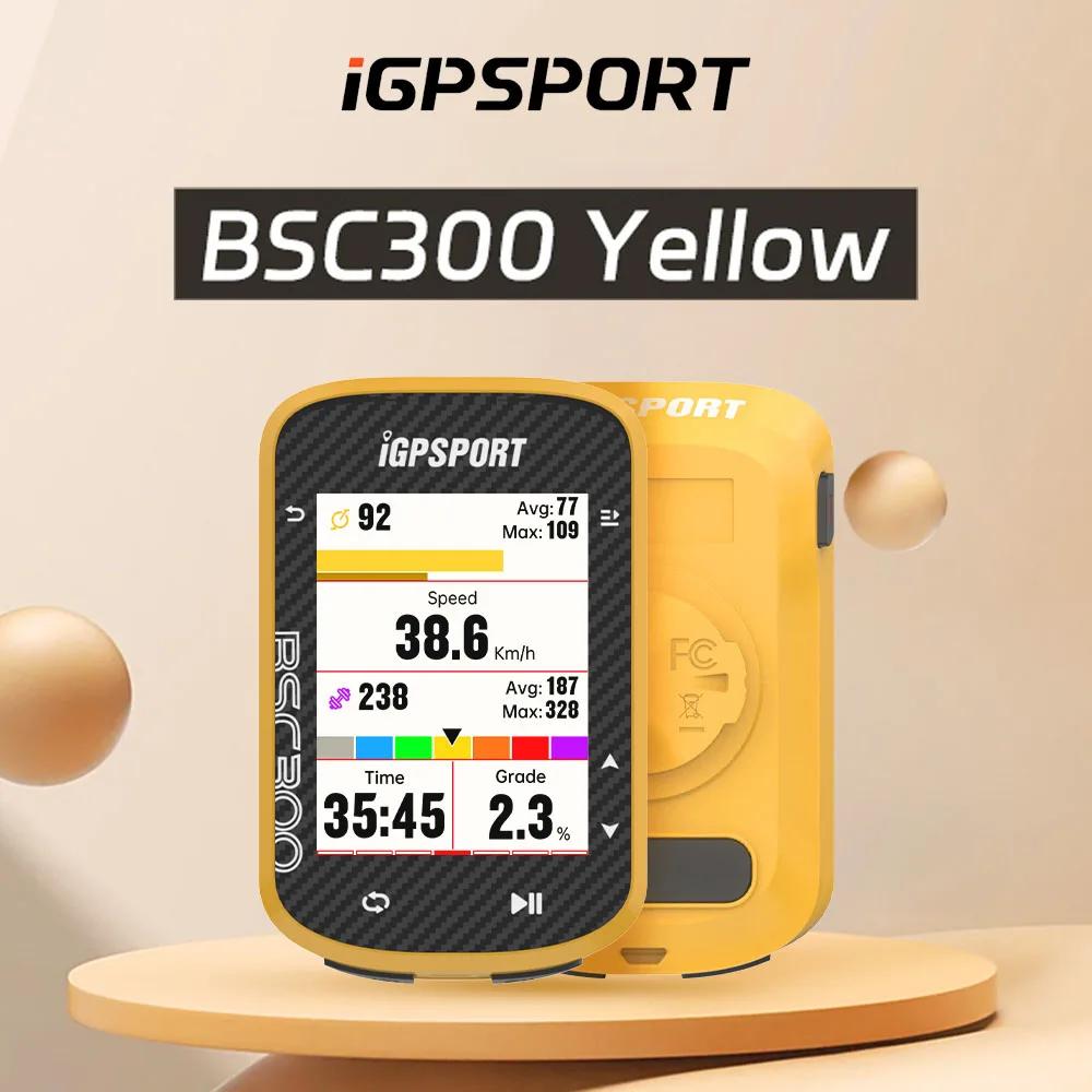 Ordinateur vélo GPS IGPSPORT BSC300 navigation mondiale capteurs sans fil cyclisme