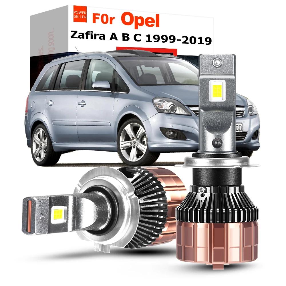Ampoule de phare avant de voiture LED 100W 20000LM, feux de croisement et de route pour Opel Zafira