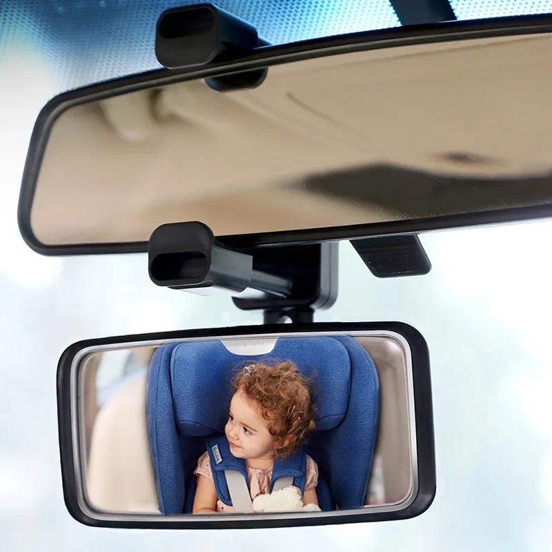 Miroir intérieur de voiture pour bébé, Clip de rétroviseur arrière pour la sécurité automobile, cond