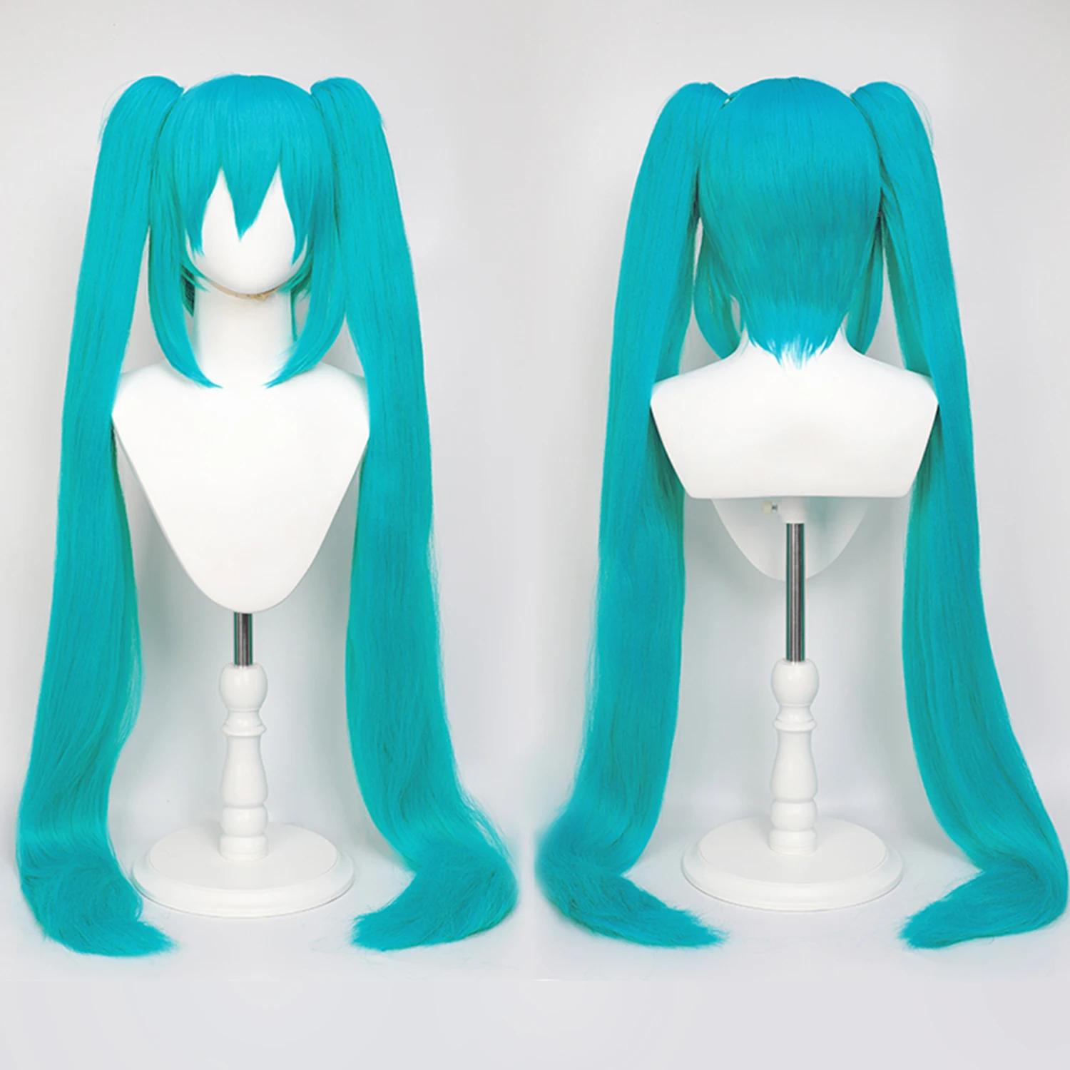 Perruque de Cosplay synthétique longue et lisse de 110cm + queue de cheval à Clip, perruques de Cosp
