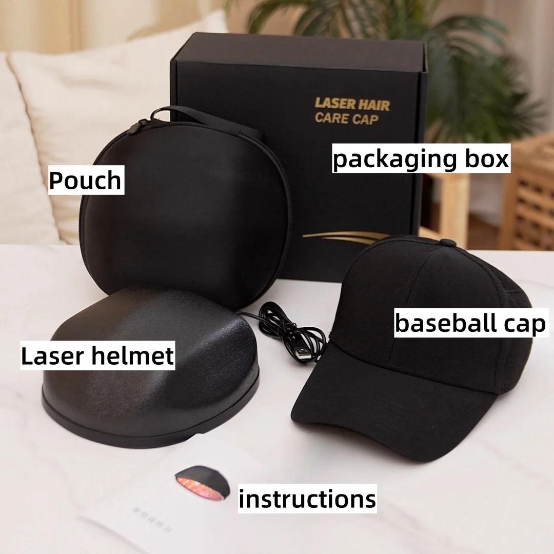 Casque laser 312 pour la croissance des cheveux, thérapie par lumière rouge, chapeau laser rouge pou