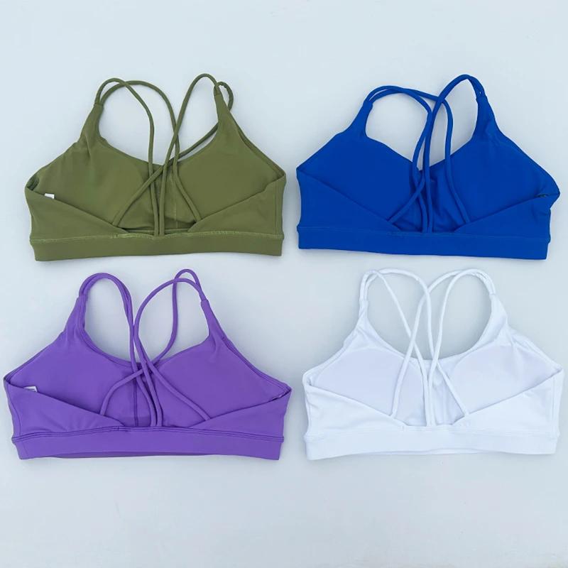 Soutien-gorge sport femme anti-choc dos nu - Fitness yoga running - Maintien anti-affaissement