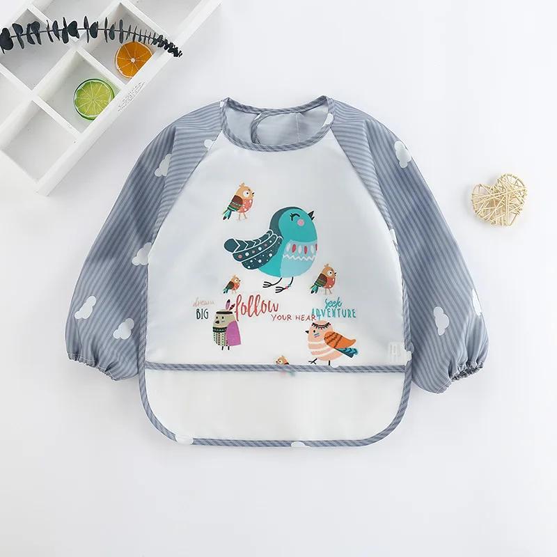 Bavoirs imperméables pour bébé de 0 à 3 ans, joli dessin animé coloré, pour nourrissons, manger des