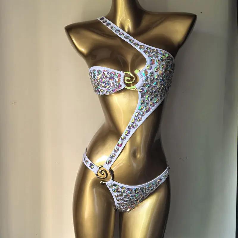 2025 nouvelle mode maillot de bain bar bikinidiamond bikini barre de cristal bikini maillot de bain