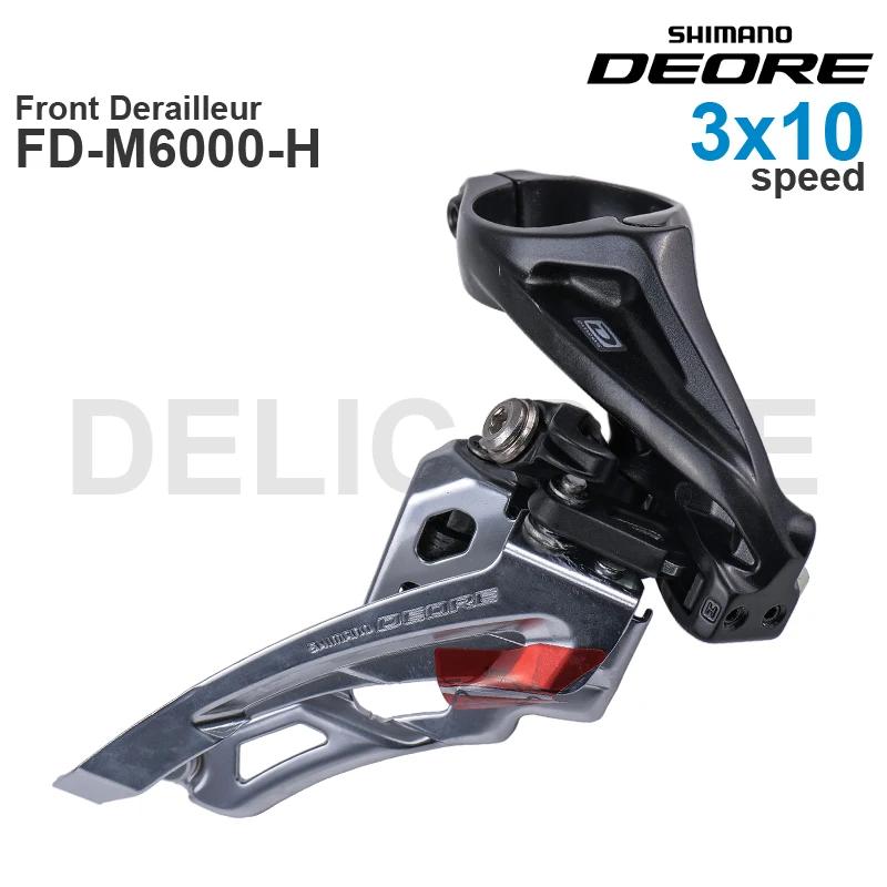 Groupe Shimano Deore M6000 3x10 vitesses avec manette SL-M6000, dérailleur avant FD-M6000, dérailleu