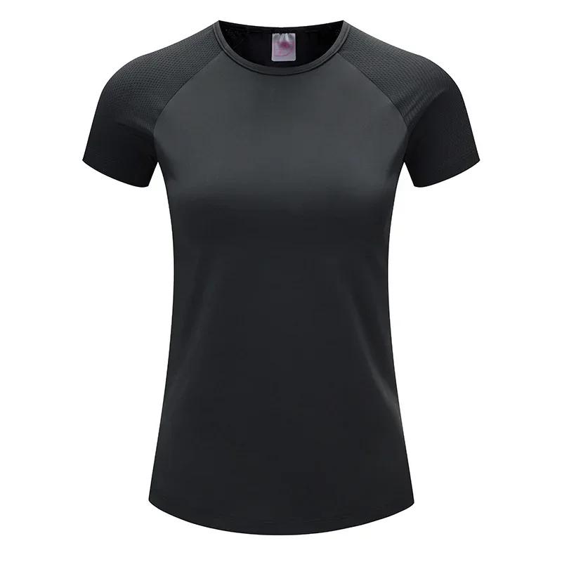 Hauts de course à séchage rapide pour femmes, sweat-shirt serré, Fitness, Yoga, Jogging, T-Shirts de