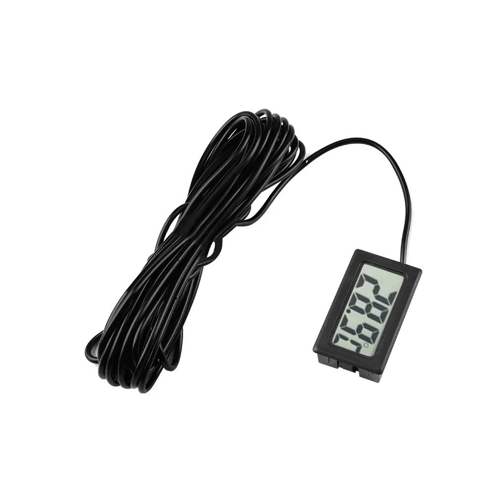 Thermomètre numérique LCD FY-10, capteur de température, testeur de température, moniteur avec câble
