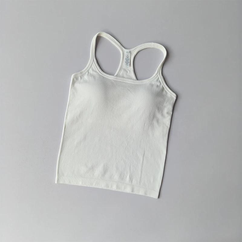 Gilet de sport Anti-choc, sous-vêtements de course à séchage rapide avec coussinet de poitrine, Fitn